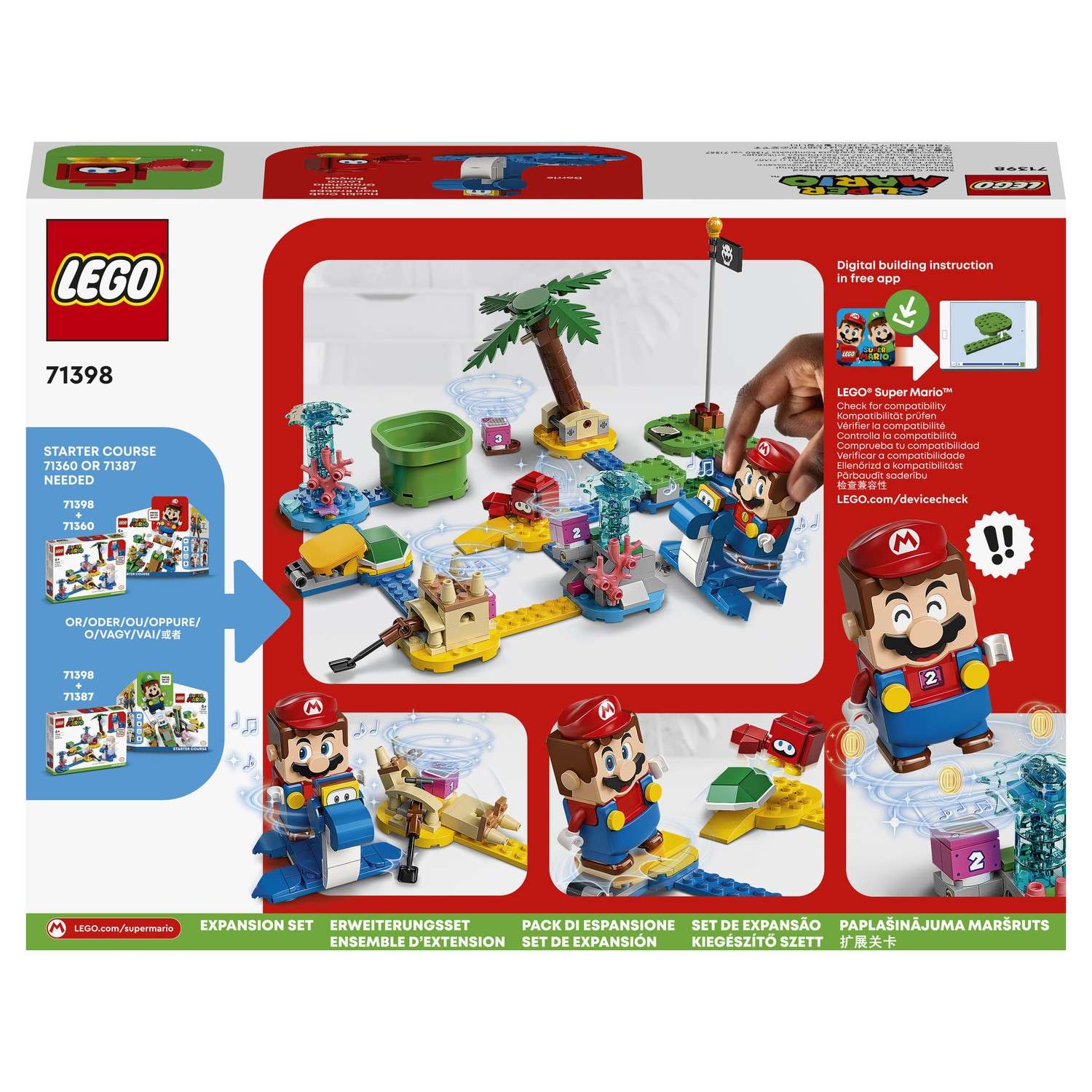 Конструктор LEGO Super Mario tbd LEAF 3 2022 71398 - фото 3