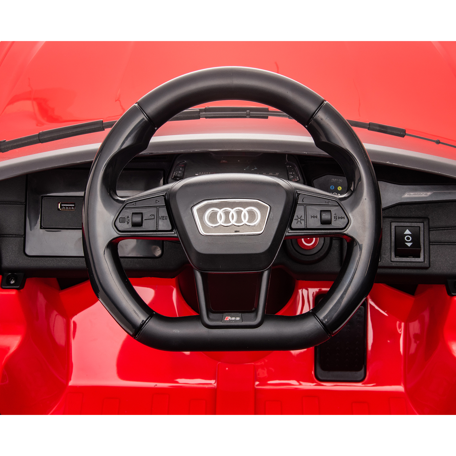Электромобиль TOMMY Audi AU-4 красный - фото 6