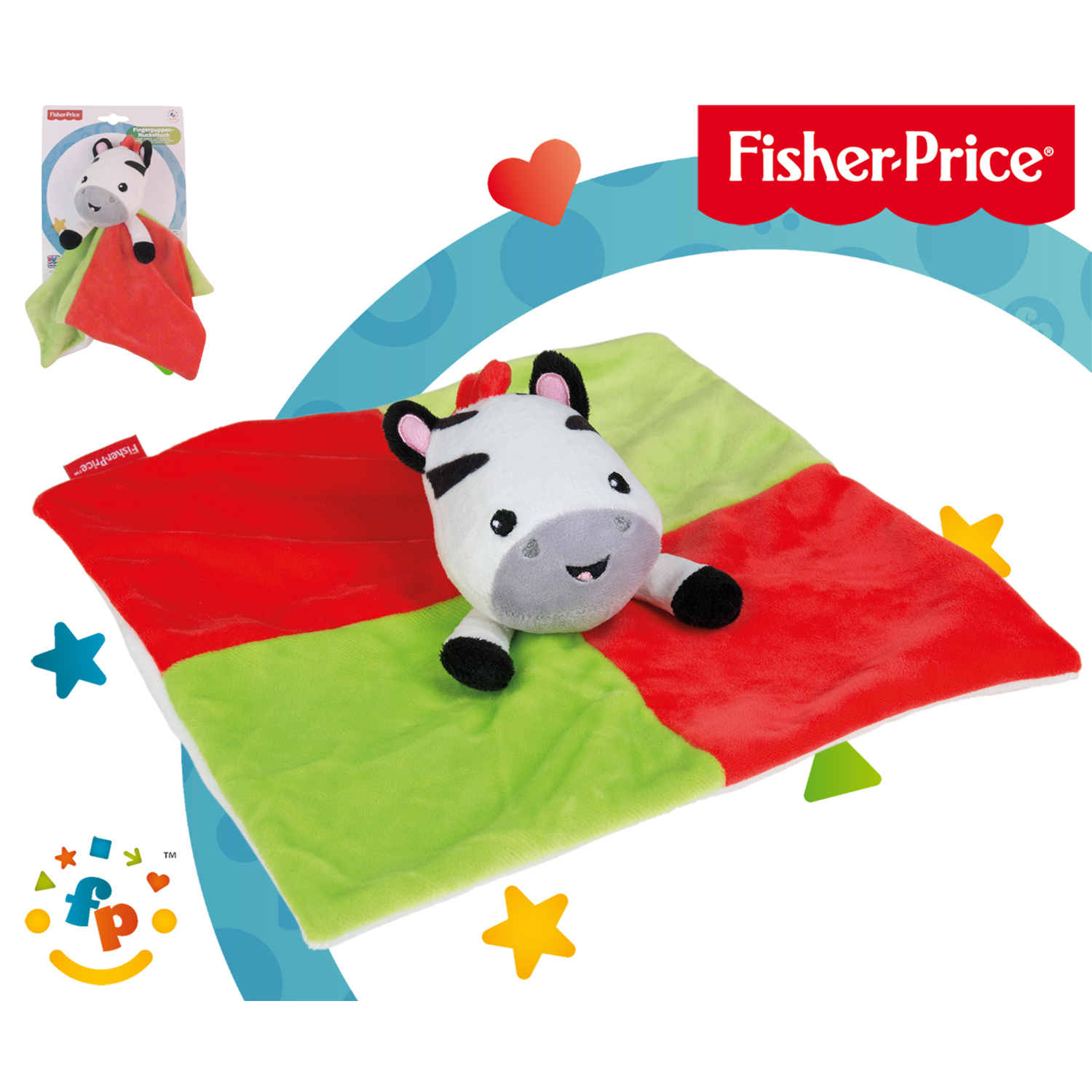 Игрушка-салфетка Fisher Price Зебра 40914 - фото 3