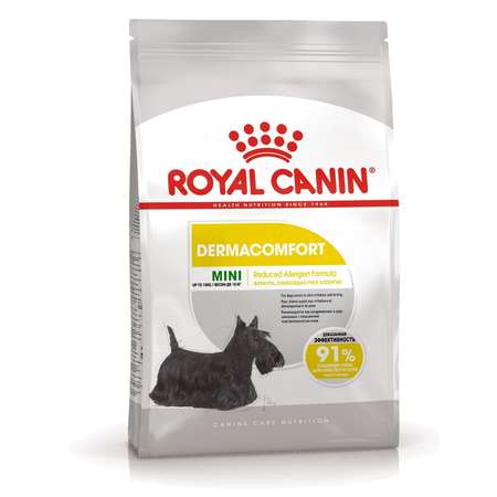 Корм для собак ROYAL CANIN Mini Dermacomfort при раздраженной и зудящей коже 3кг