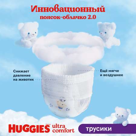 Подгузники-трусики для мальчиков Huggies 6 15-25кг 88шт