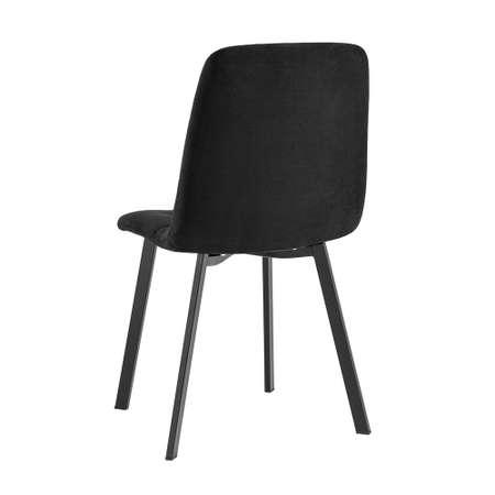 Комплект стульев Фабрикант 2 шт Oliver Square велюр черный