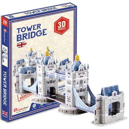 Пазл CubicFun Тауэрский мост 3D 32детали S3010h