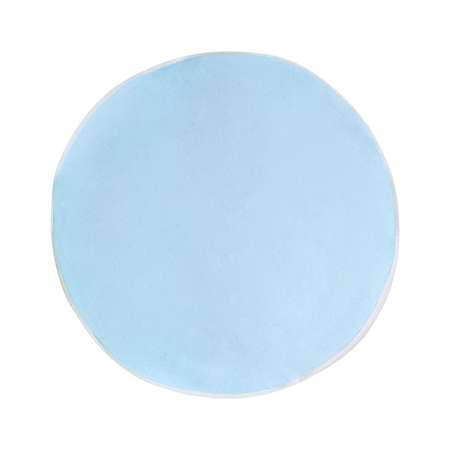 Наматрасник Пелигрин для детской кровати непромокаемый махровый круглый и овальный 2 шт голубой