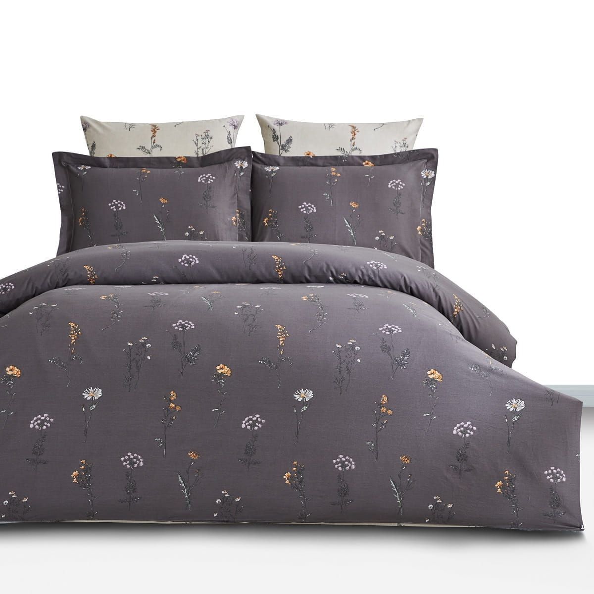 Постельное белье Arya Home Collection Евро 200x220 Alamode Belle комплект сатин наволочки 4 шт. 50х70 70х70 - фото 1