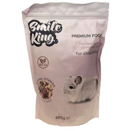 Корм для шиншилл Smile King дой-пак пакет 600 г