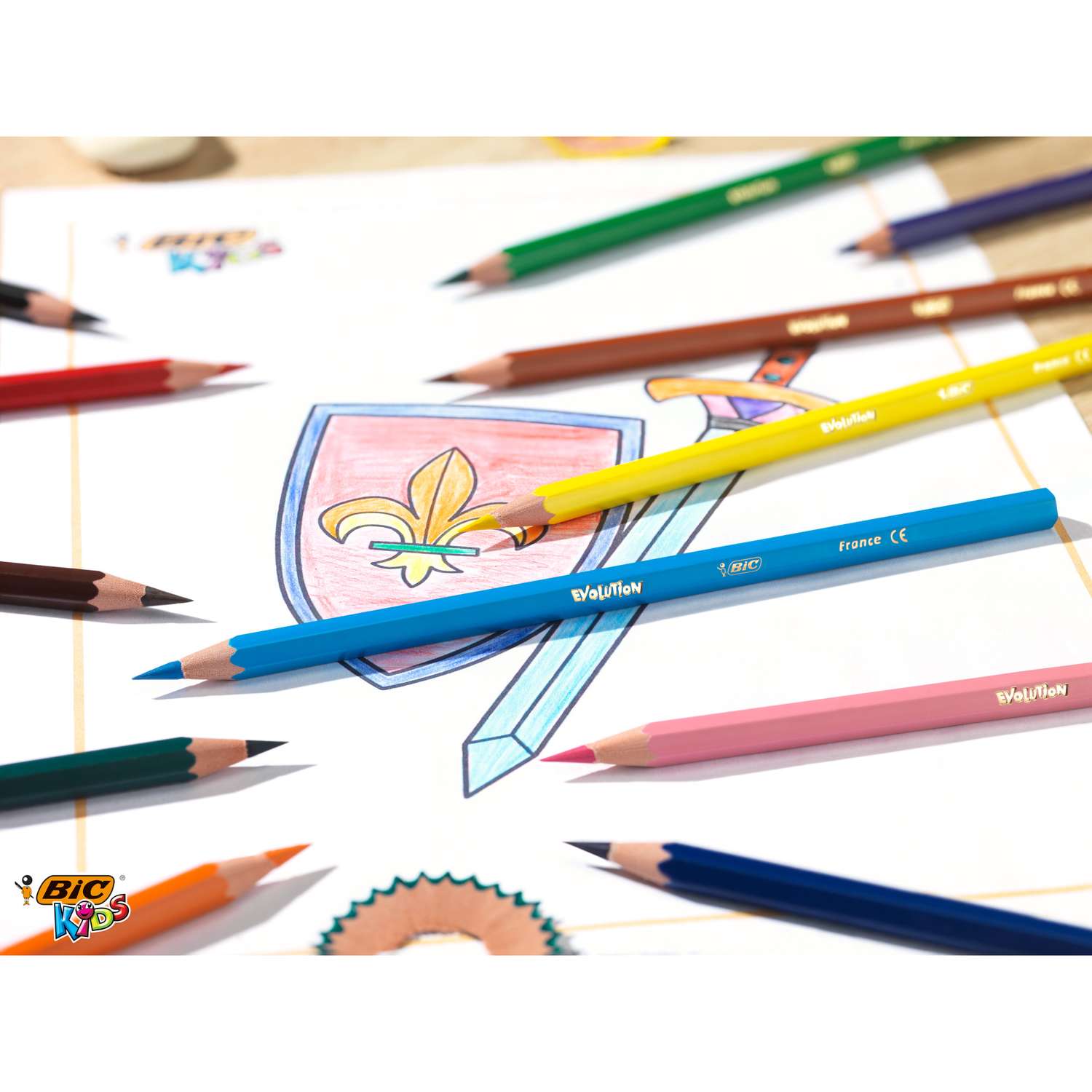 Цветные карандаши BIC Kids Evolution 12 цв - фото 6