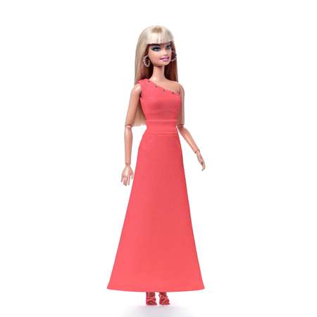 Боди и юбка одежда для кукол Barbie VIANA красный