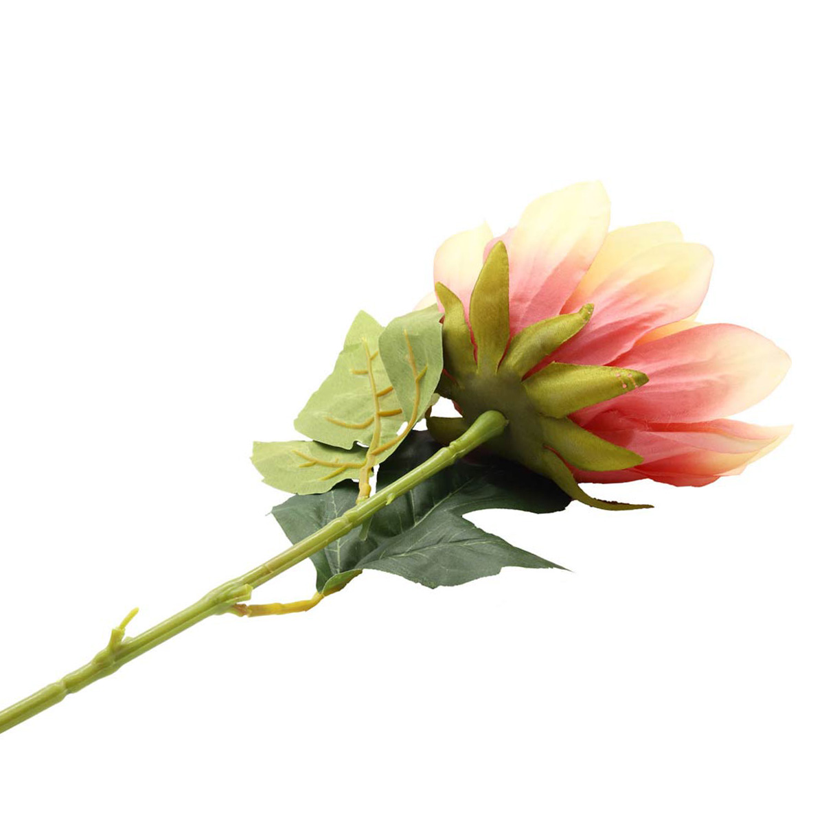 Цветок искусственный Astra&Craft Георгин 76 см цвет персиковый - фото 2