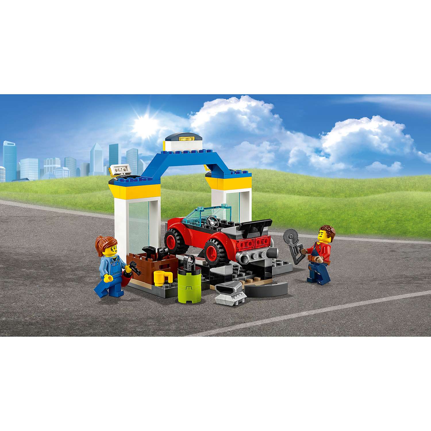 Конструктор LEGO City Town Автостоянка 60232 - фото 10