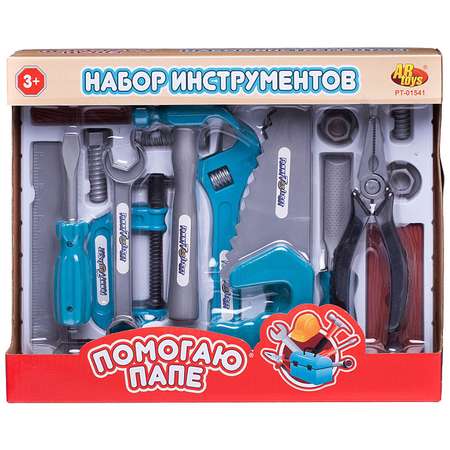 Игровой набор Помогаю папе ABTOYS инструменты с молотком