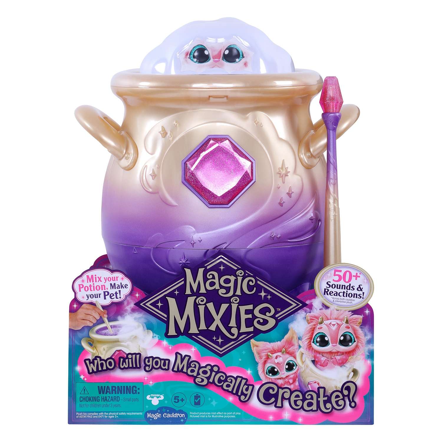 Набор игровой Magic Mixies Волшебный котел Розовый 39165 - фото 2