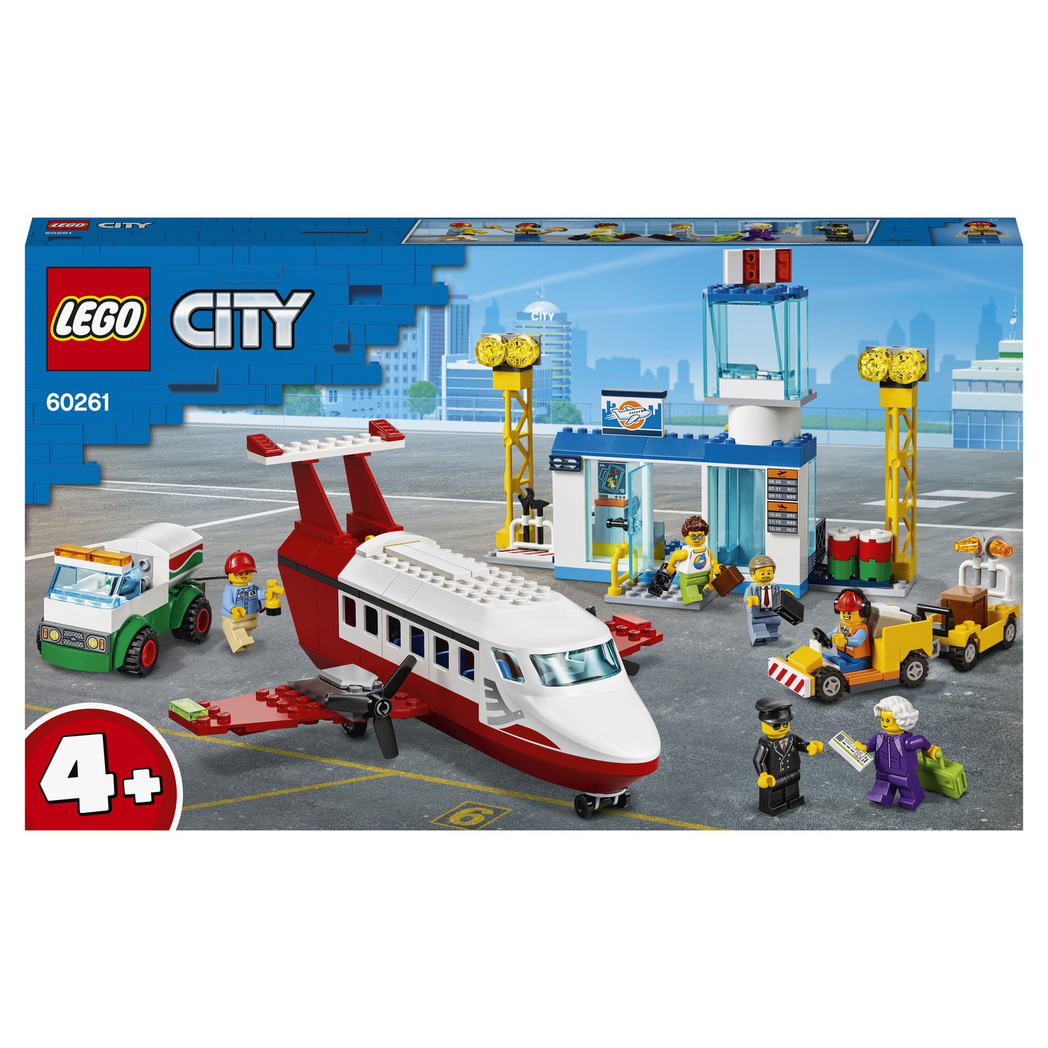 Конструктор LEGO City Городской аэропорт 60261 купить по цене 2999 ₽ в  интернет-магазине Детский мир