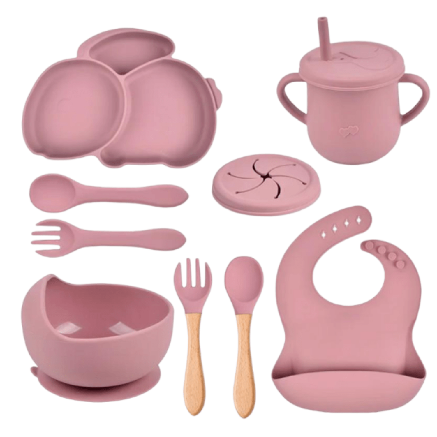 Набор детской посуды PlayKid розовый - фото 1