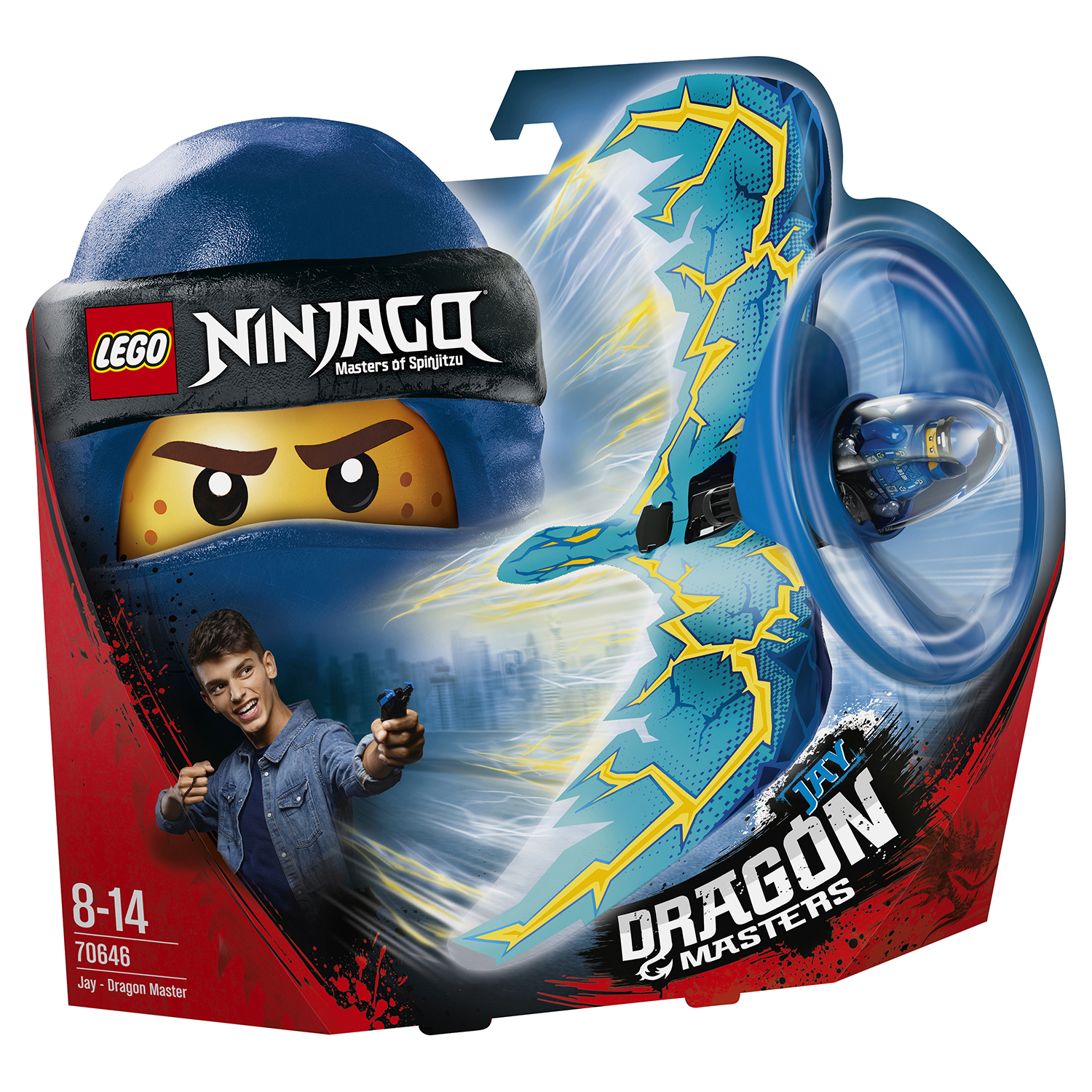 Конструктор LEGO Ninjago Джей Мастер дракона (70646) купить по цене 999 ₽ в  интернет-магазине Детский мир