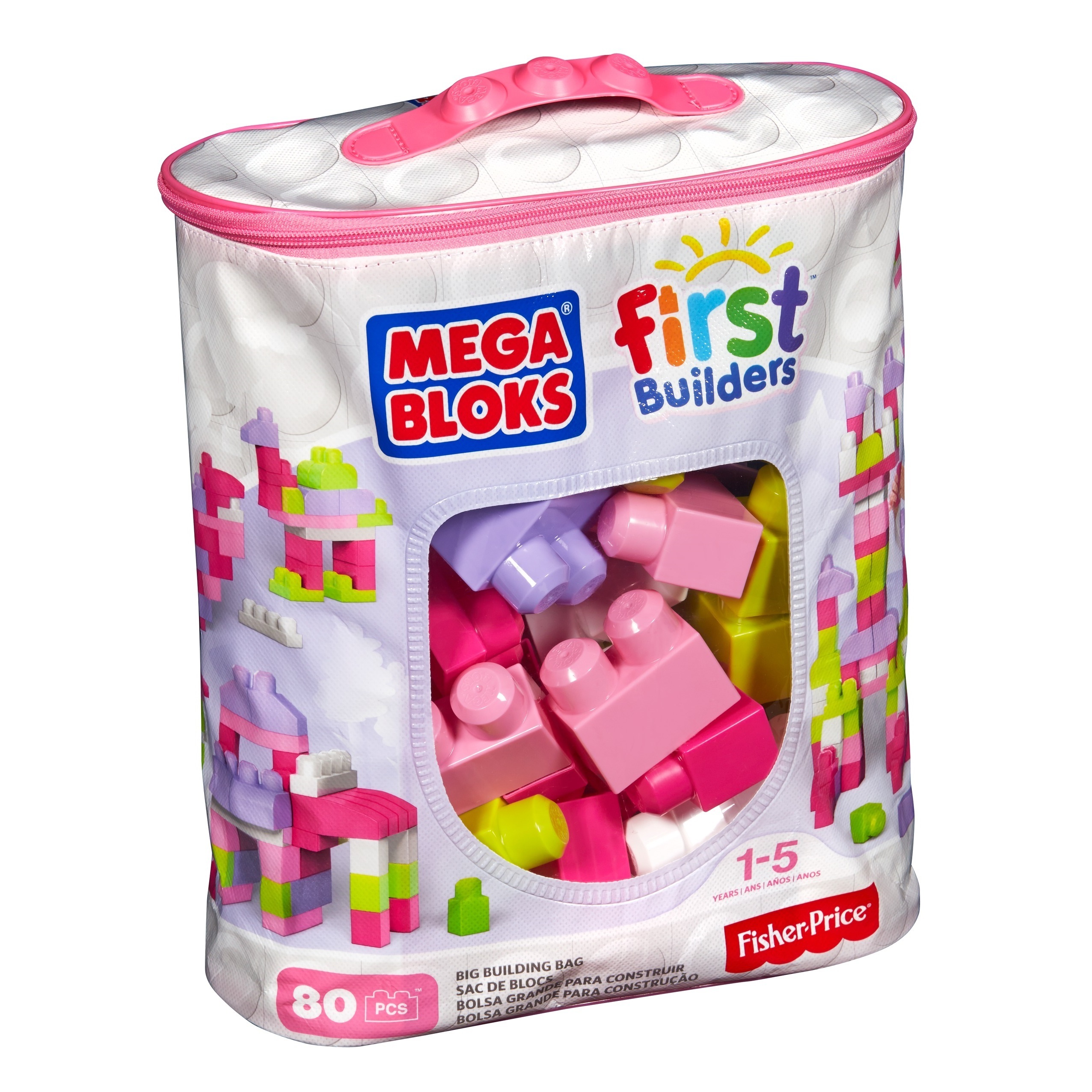 Конструктор Mega Bloks First Builders 80деталей DCH62 - фото 19