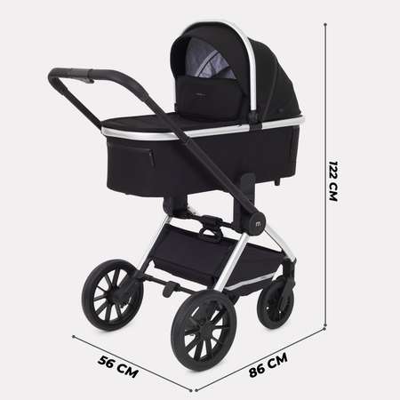 Коляска детская 3 в 1 MOWbaby Tilda black