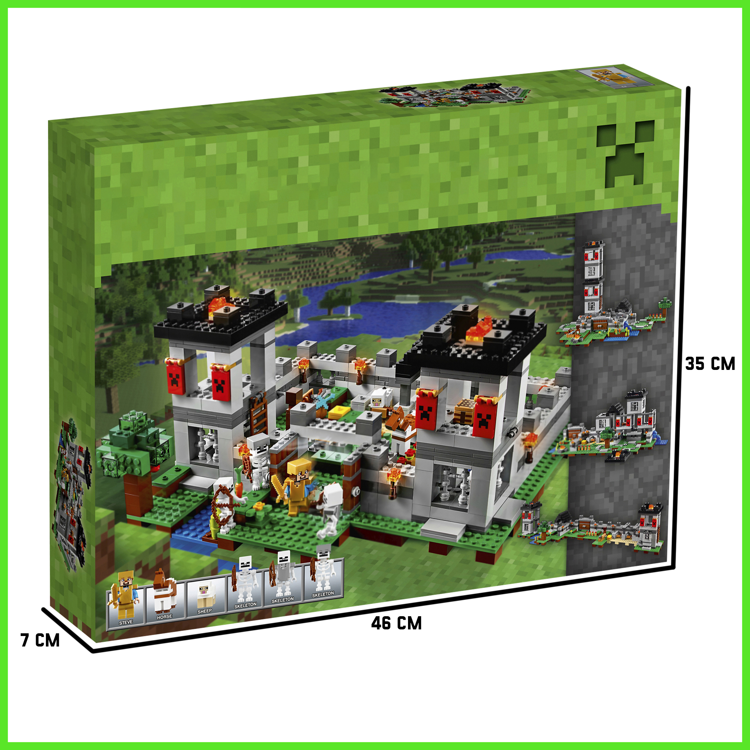 Игрушка LX Конструктор Minecraft Крепость Стива 984 деталей - фото 7