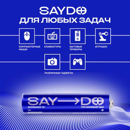 Батарейки алкалиновые SAYDO AAA