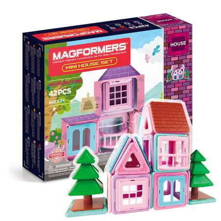 Магнитный конструктор MAGFORMERS Mini House Set 42 детали