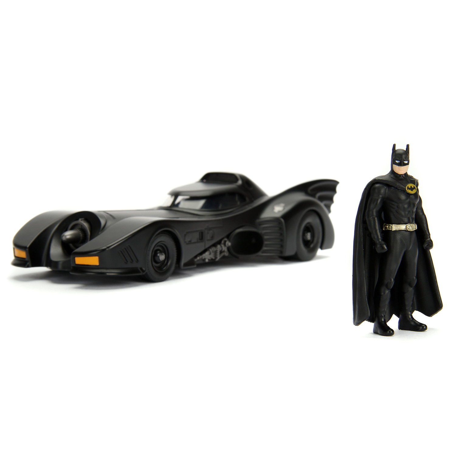 Автомобиль Jada Batmobile with Batman 1:24 черный ТоуR15 - фото 11