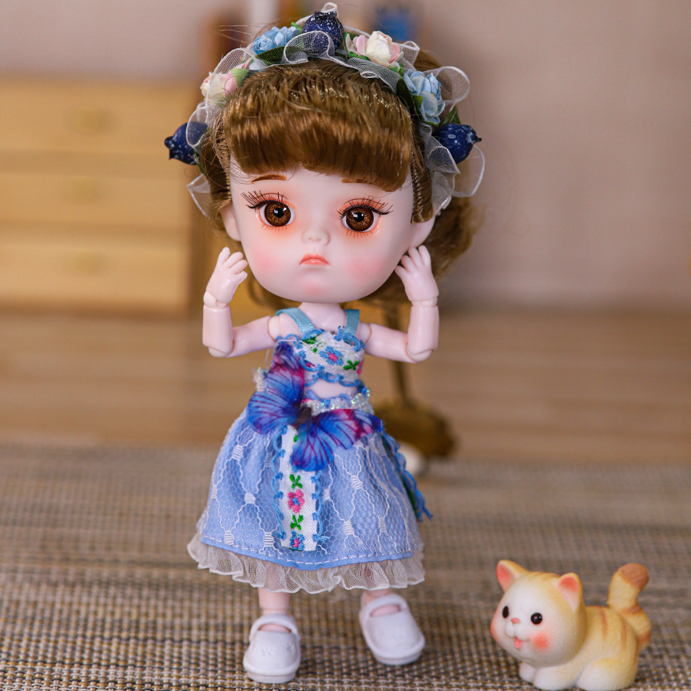 Кукла EstaBella Черничка на шарнирах коллекционная 46283521 - фото 6