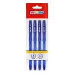 Ручки шариковые MAGTALLER Splash синие 4 штуки