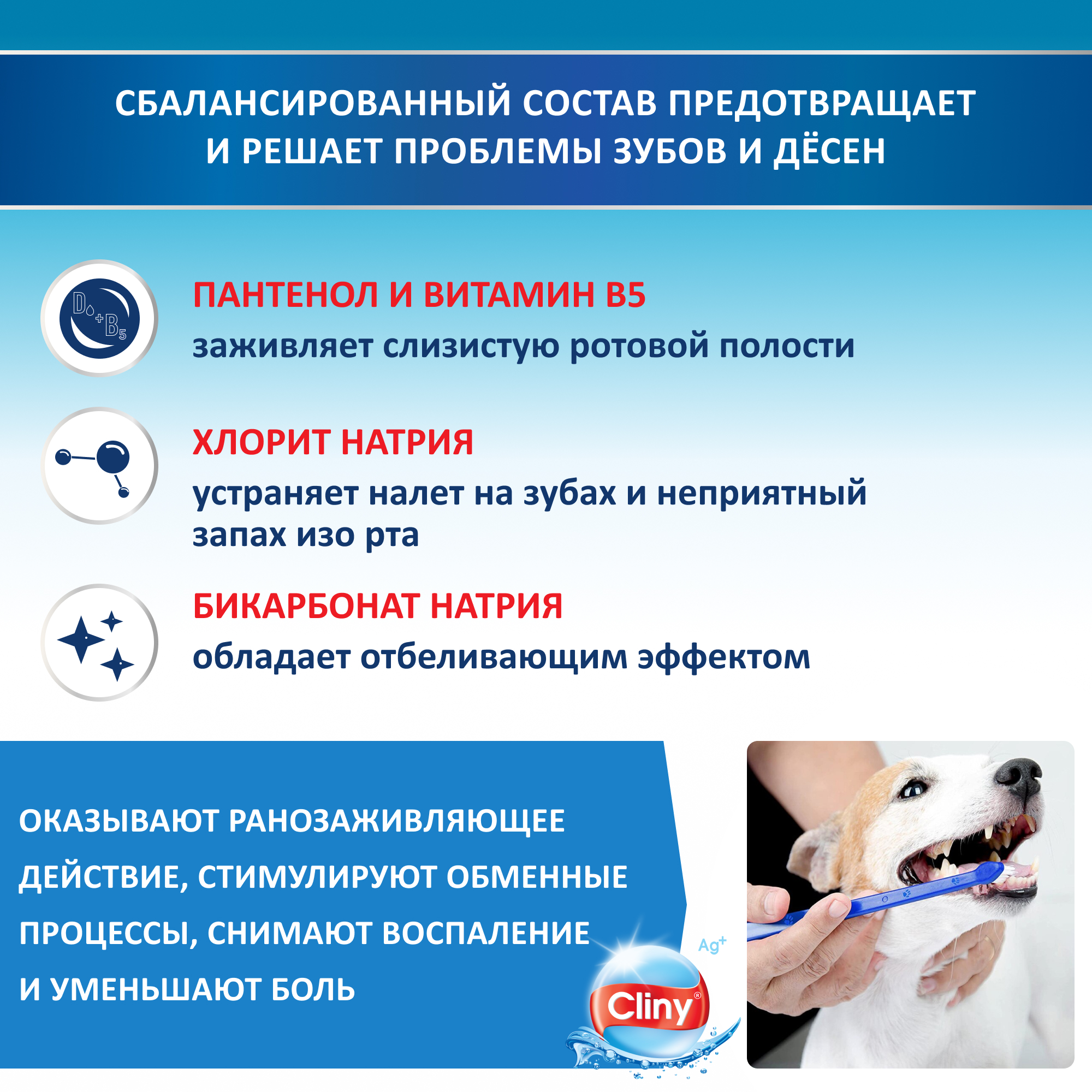 Жидкость для животных Cliny для полости рта 100мл 56941 - фото 4