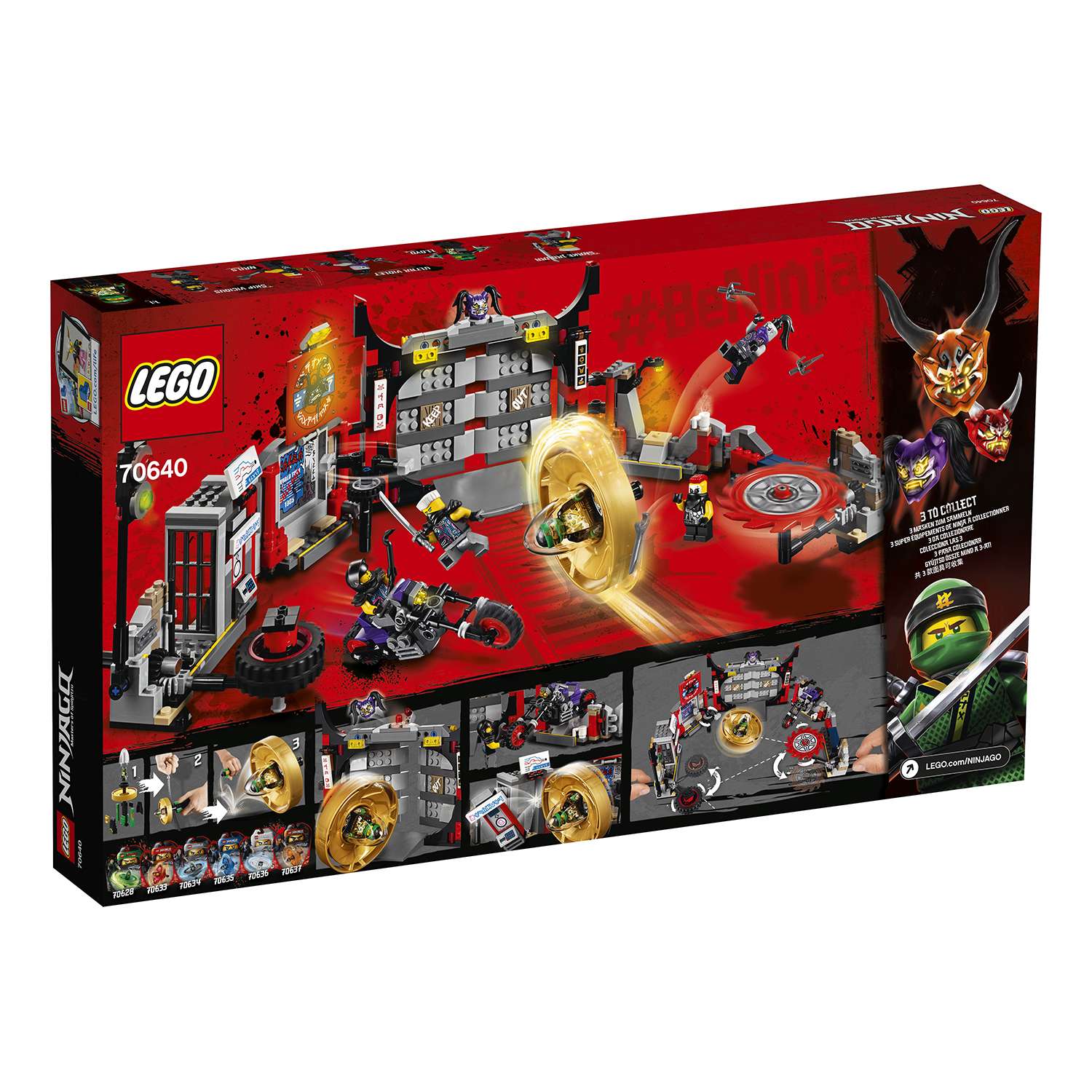 Конструктор LEGO Штаб-квартира Сынов Гармадона Ninjago (70640) - фото 3