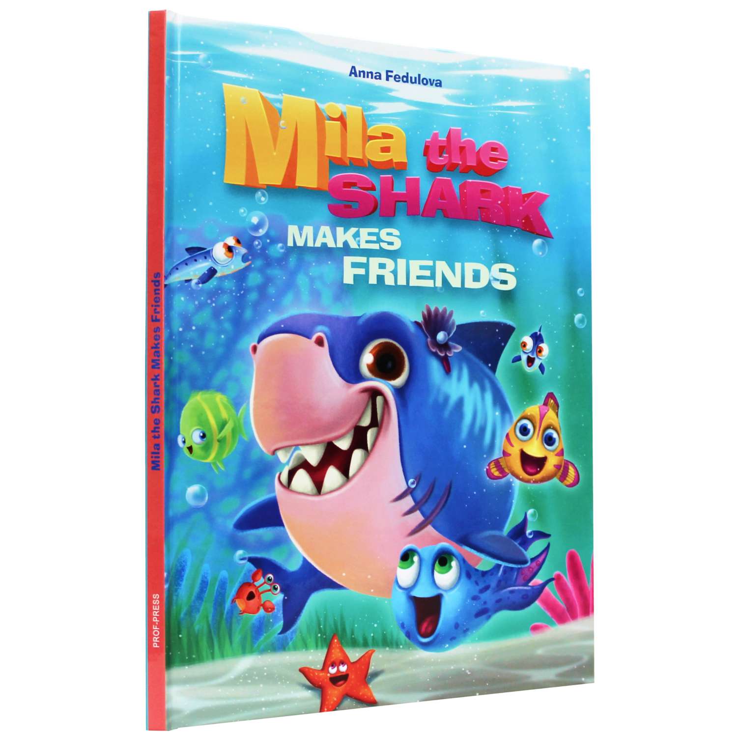 Книга Проф-Пресс на английском языке Mila the shark makes friends - фото 2