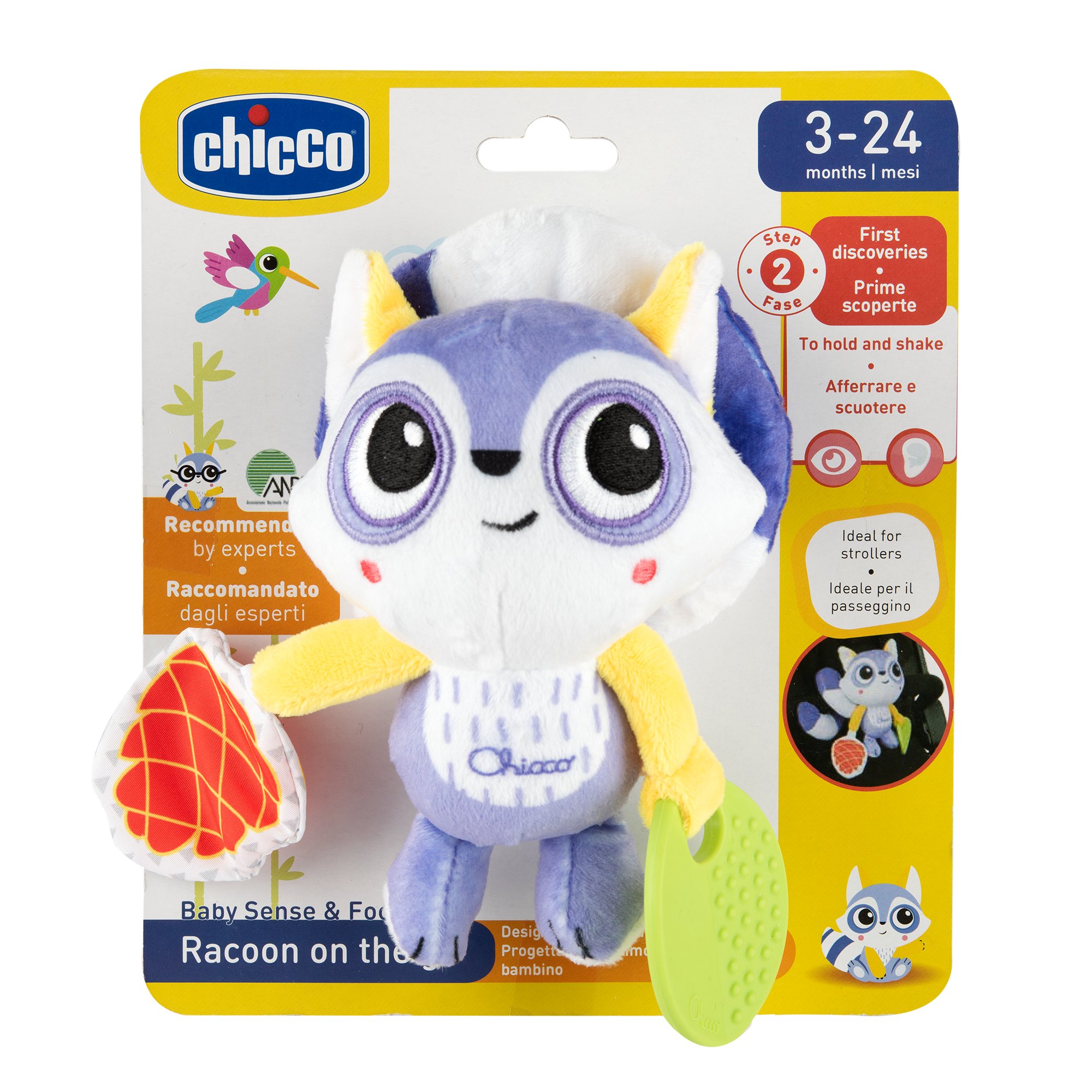 Игрушка подвеска Chicco набивная Енот 00011563000000 - фото 3