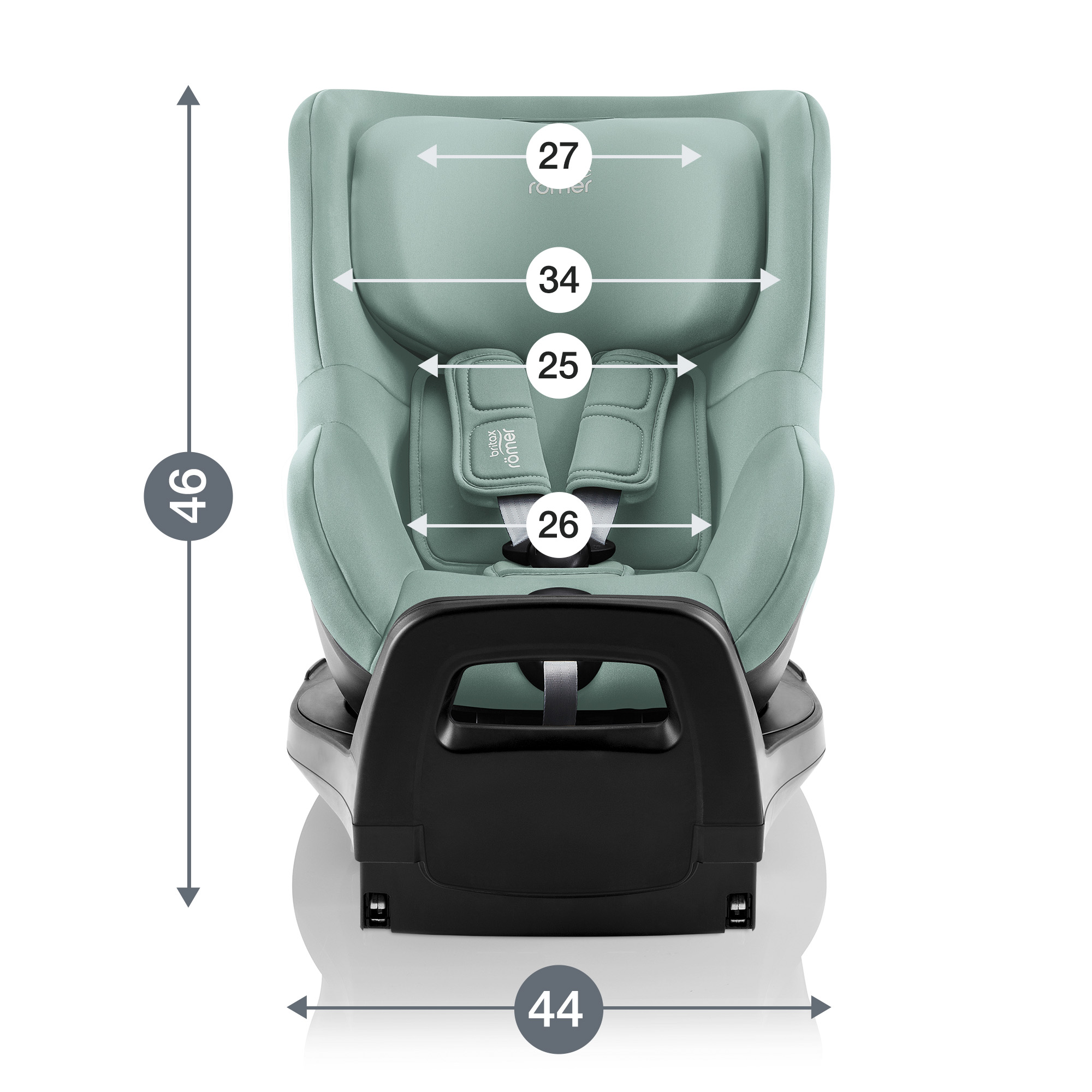 Детское автокресло Britax Roemer Dualfix PRO M Jade Green для детей с 3 мес. до 19 кг - фото 10