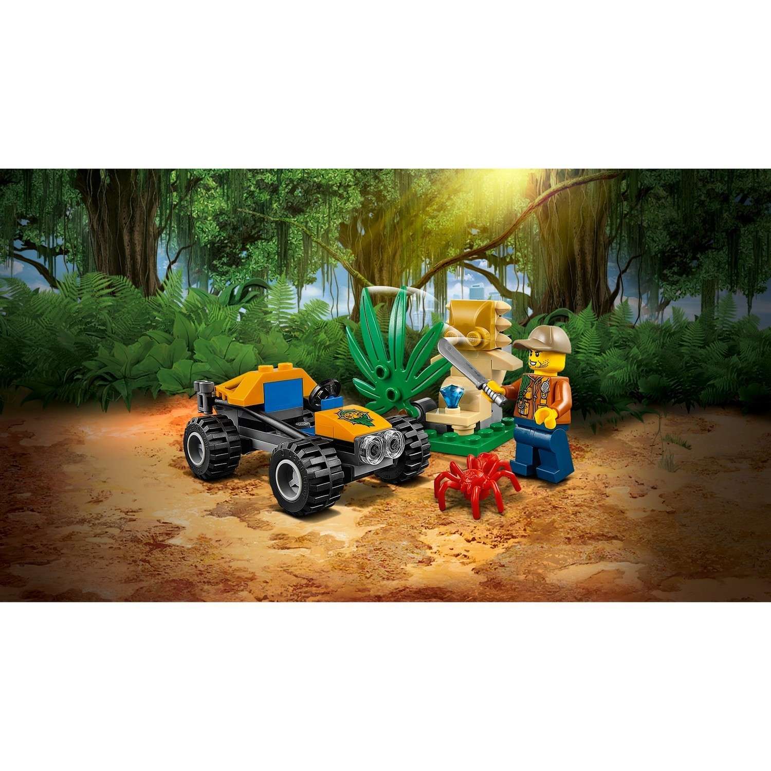 Конструктор LEGO City Jungle Explorers Багги для поездок по джунглям (60156) - фото 4