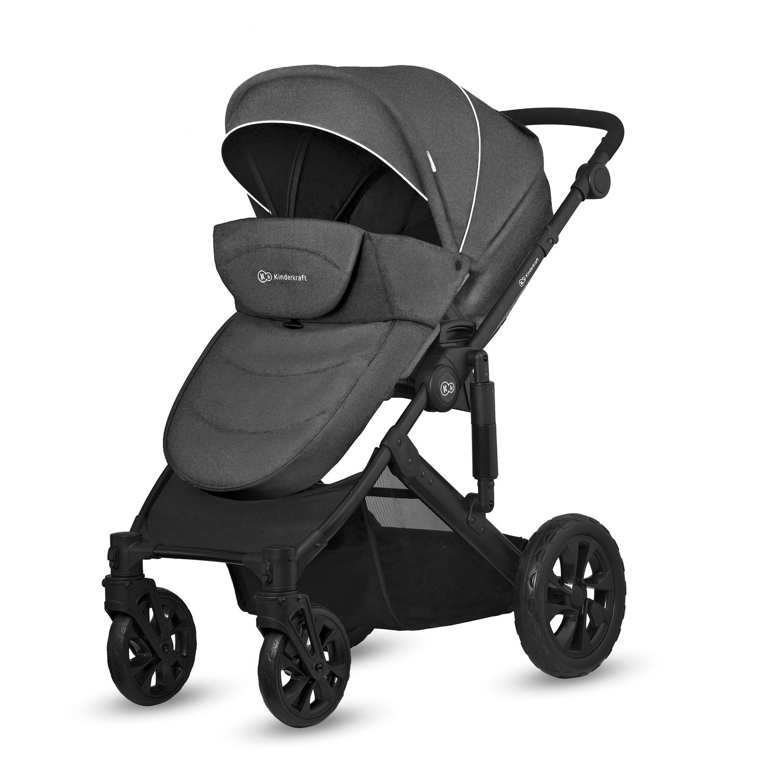 Коляска 3в1 Kinderkraft Prime Lite black - фото 11