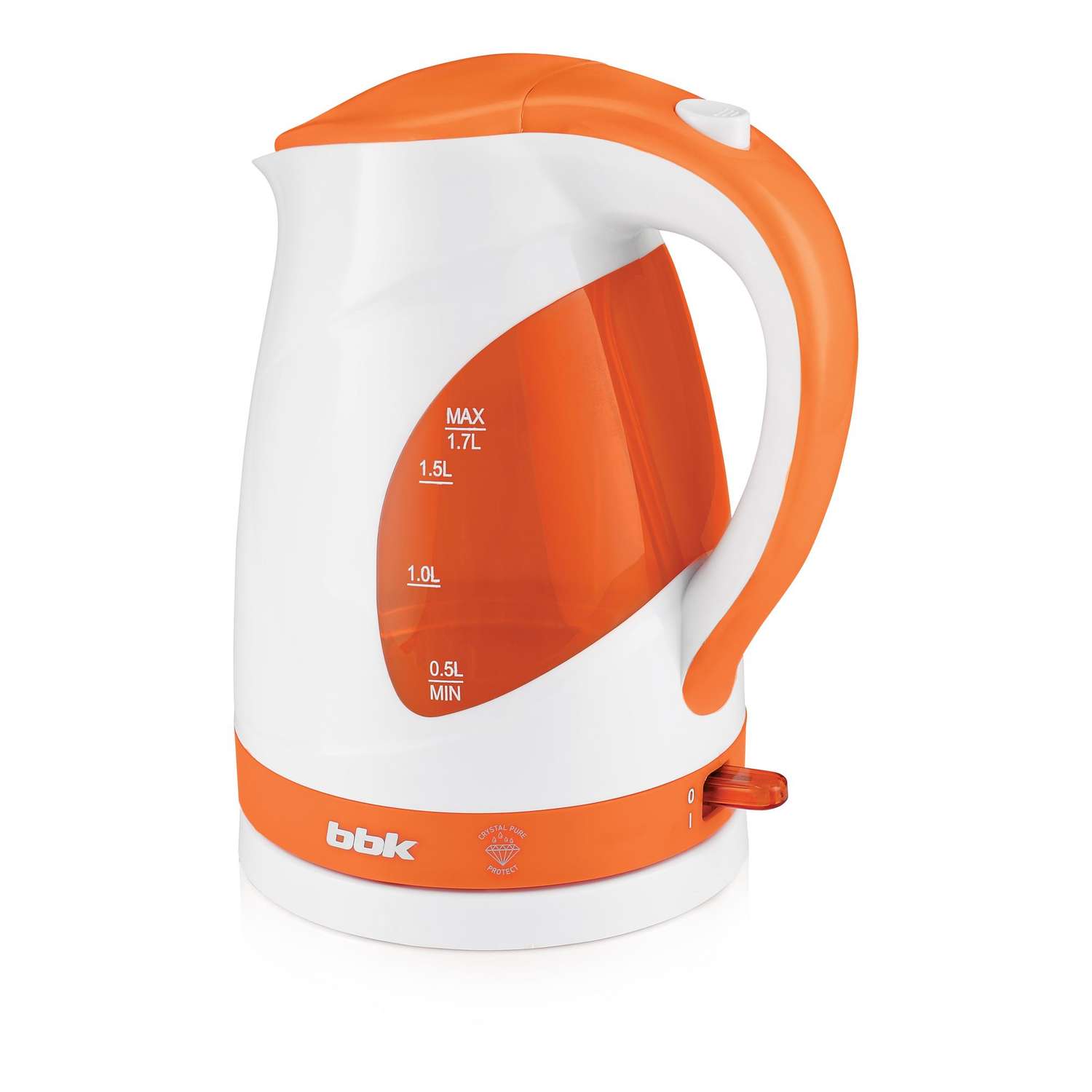 Чайник электрический BBK EK1700P белый/оранжевый - фото 5