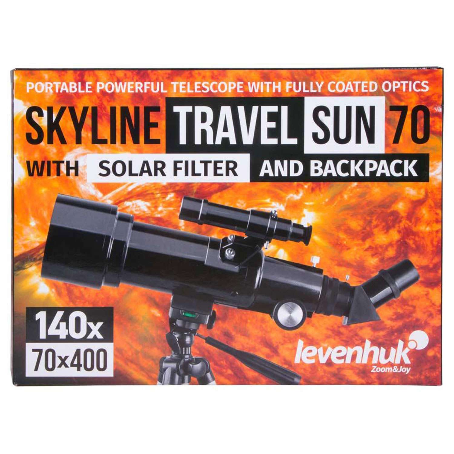 Телескоп Levenhuk Skyline Travel Sun 70 - фото 17