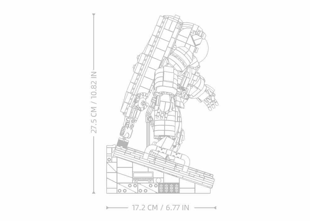 Конструктор Sluban Космонавт M38-P8003 - фото 6