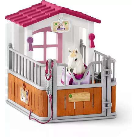 Набор SCHLEICH Стойло с Лузитанской кобылой 42368