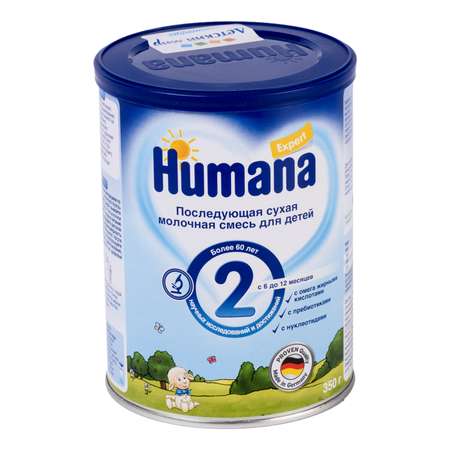 Смесь Humana Эксперт 2 350г с 6месяцев