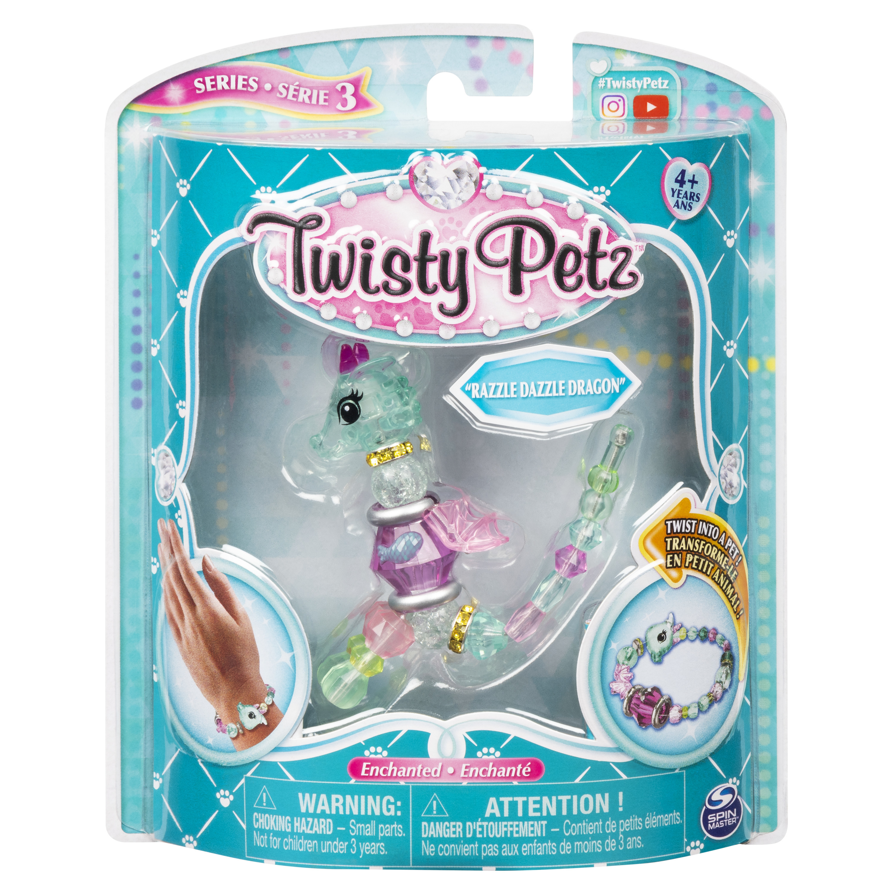 Набор Twisty Petz Фигурка-трансформер для создания браслетов Razzle Dazzle Dragon 6044770/20121575 - фото 1