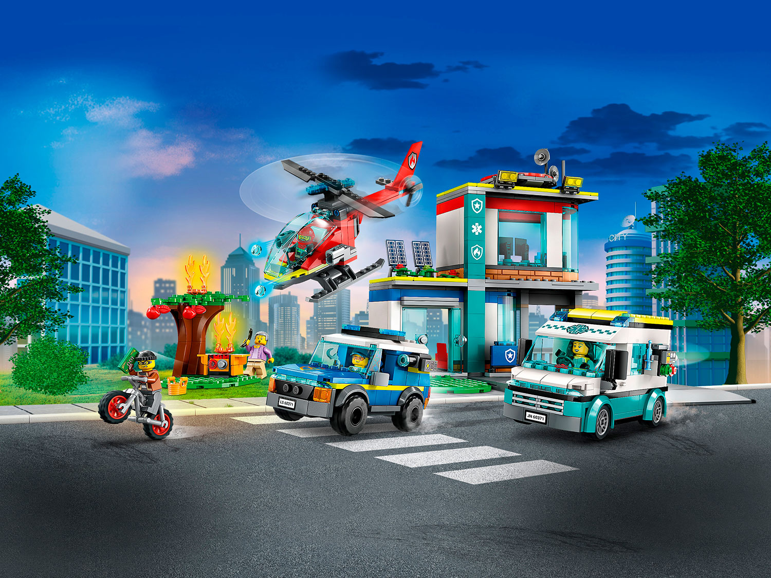 Конструктор детский LEGO City Штаб-квартира спасательных средств 60371 - фото 11