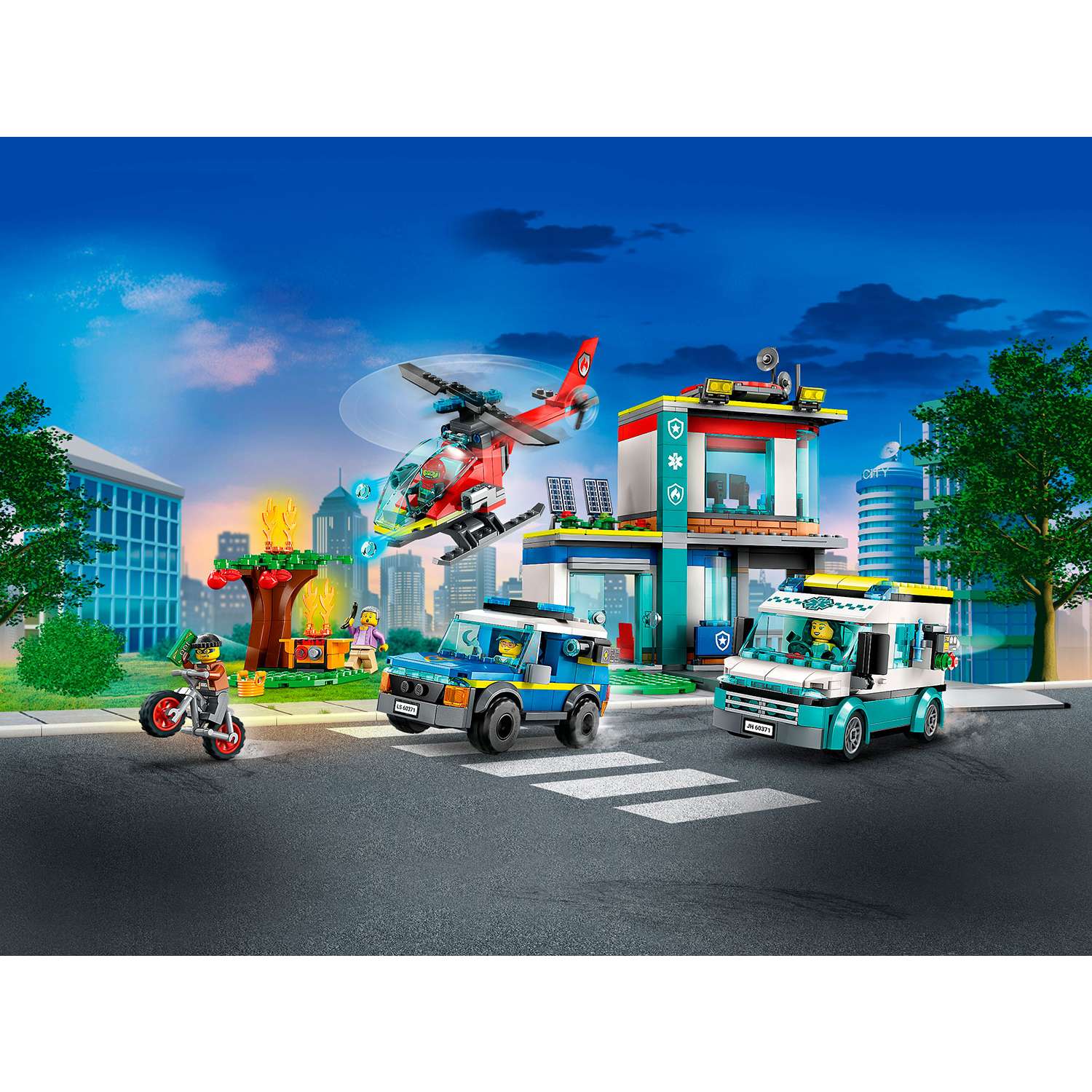 Конструктор детский LEGO City Штаб-квартира спасательных средств 60371 - фото 11
