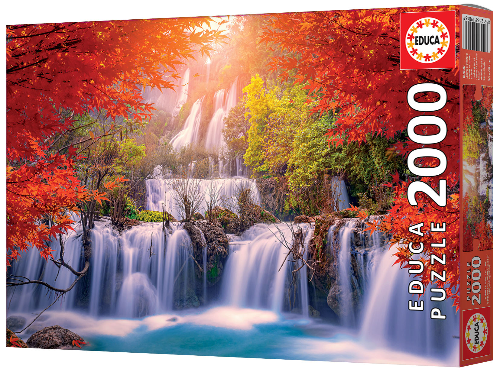 EDUCA BORRAS 2000 Pieces Cascada En Tailandia Wooden Puzzle