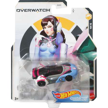 Машинка Hot Wheels Герои компьютерных игр Overwatch Дива GJJ26