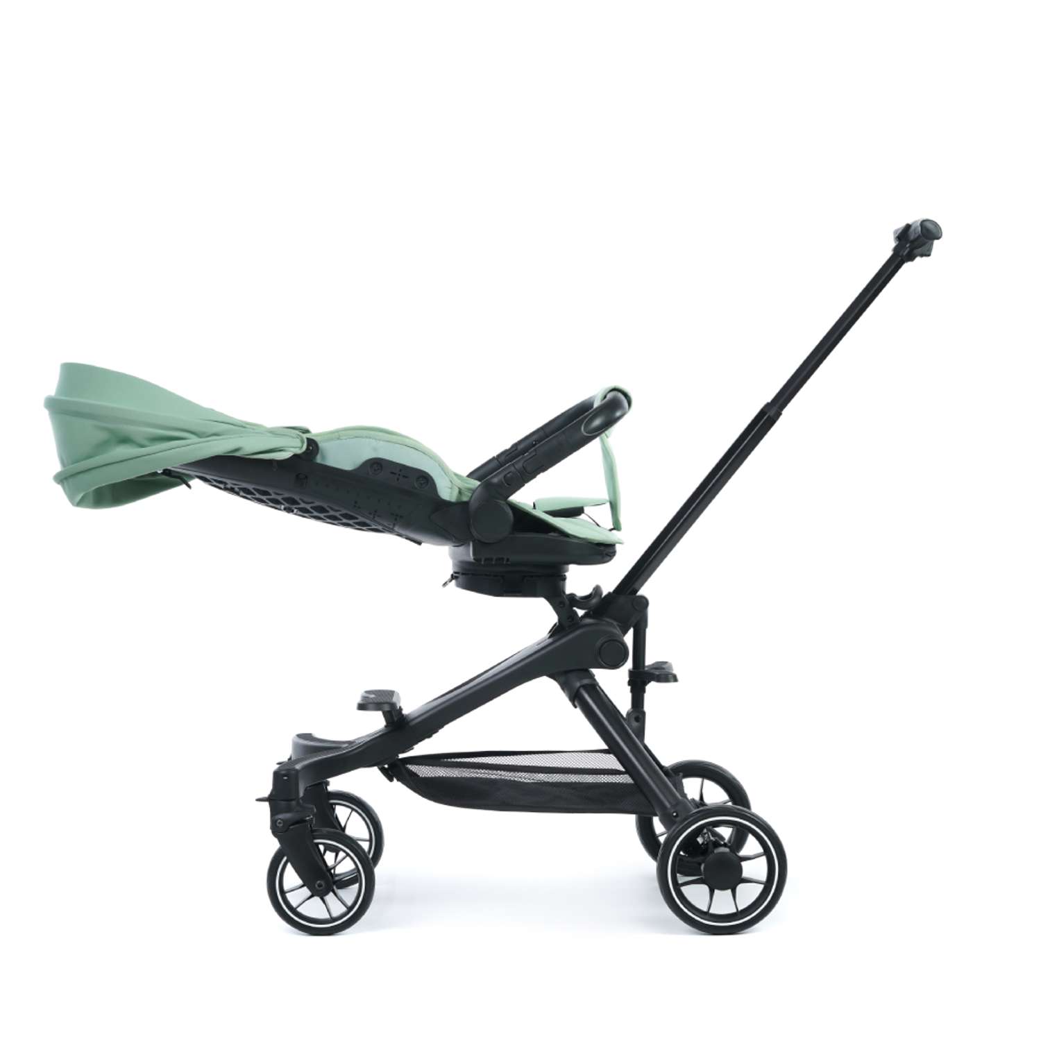 Детская прогулочная коляска BabyRox GO Черный /зеленый - фото 9