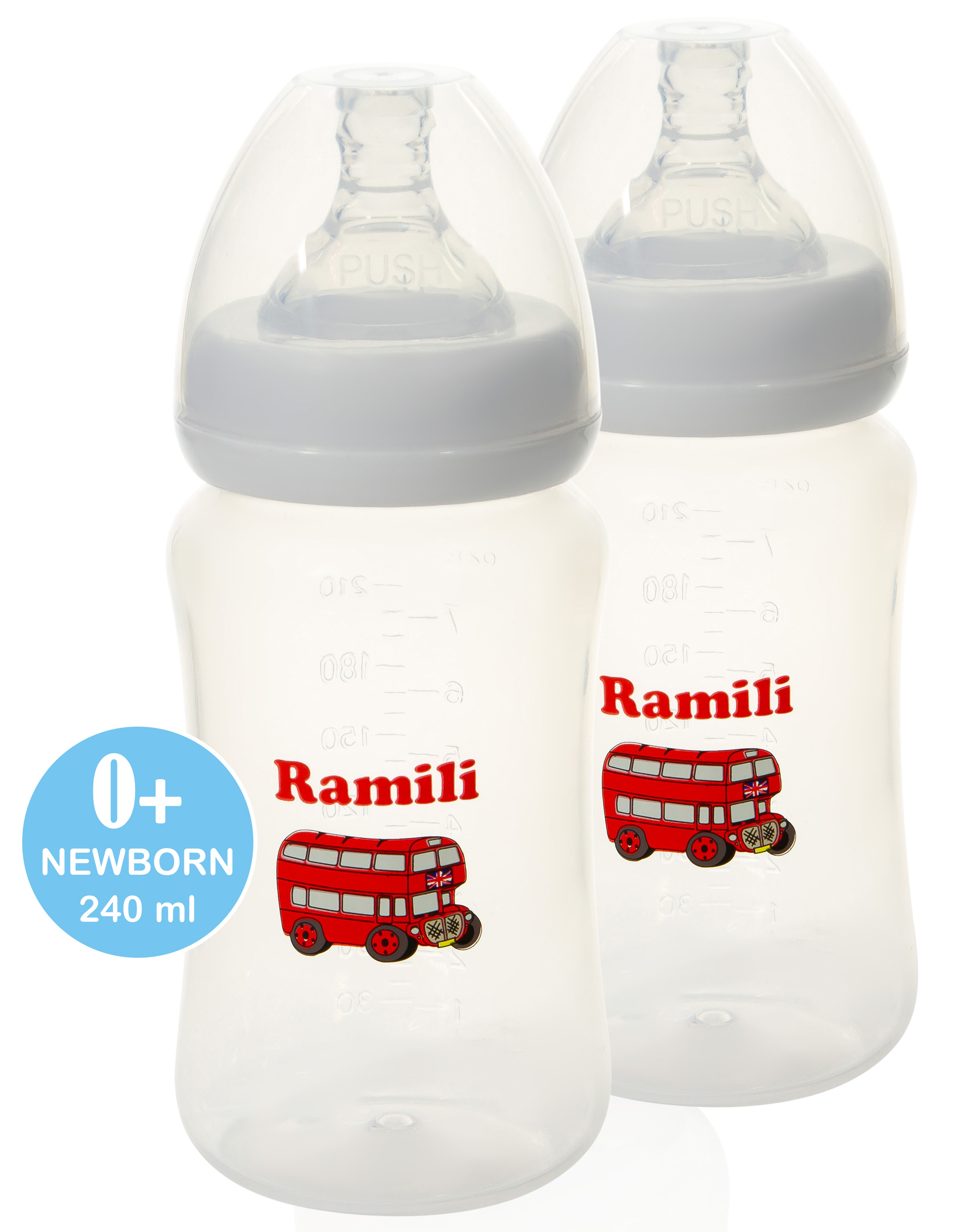 Молокоотсос Ramili Ручной MC200 с двумя бутылочками 240ML - фото 4