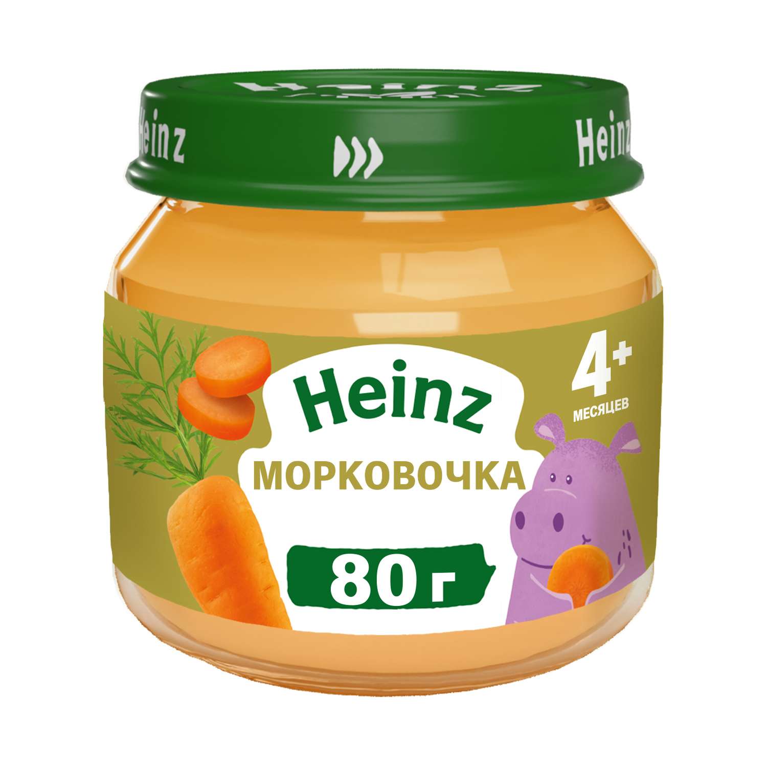 Пюре Heinz морковочка 80г с 5месяцев - фото 1