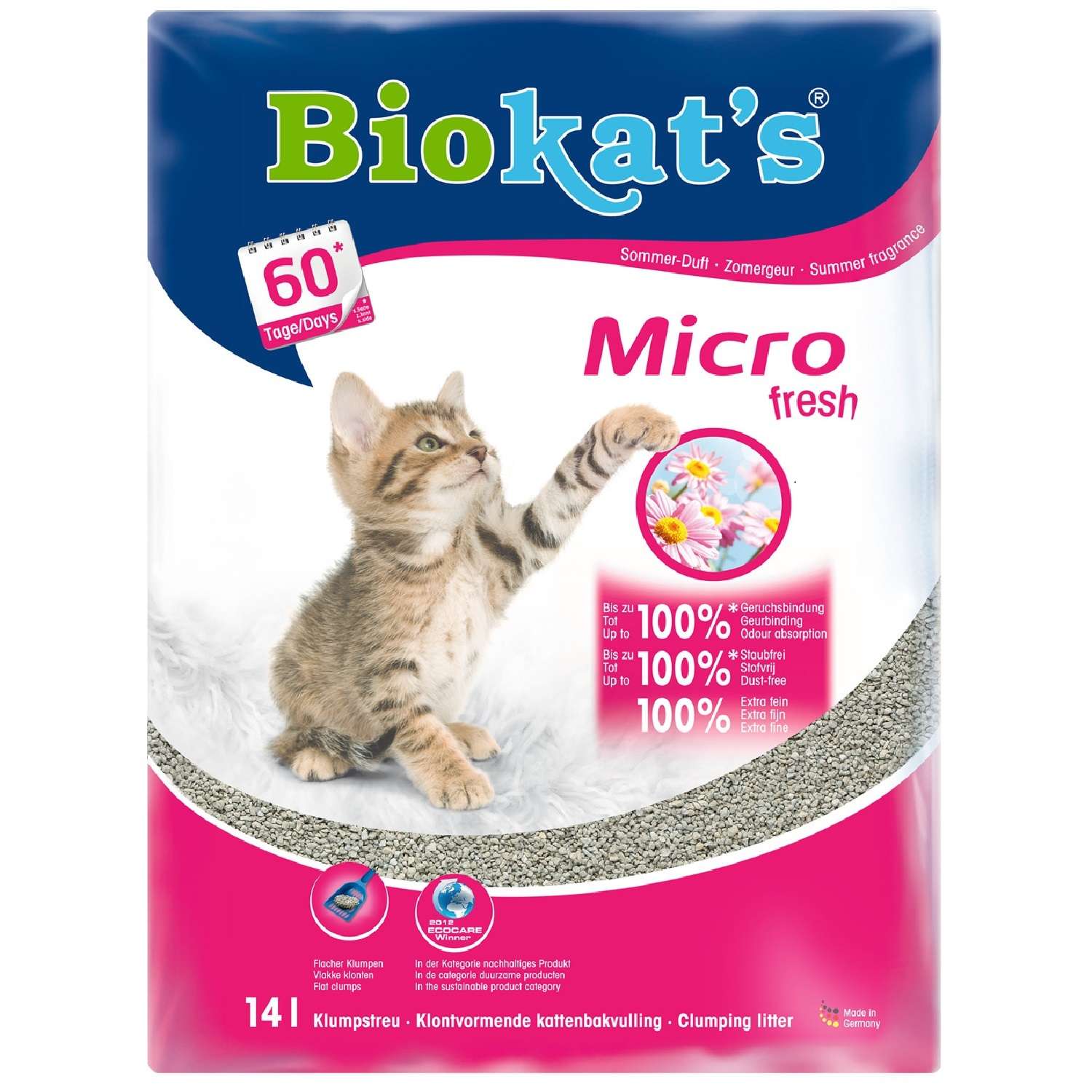 Наполнитель для кошек Biokats Микро свежий 14л - фото 1
