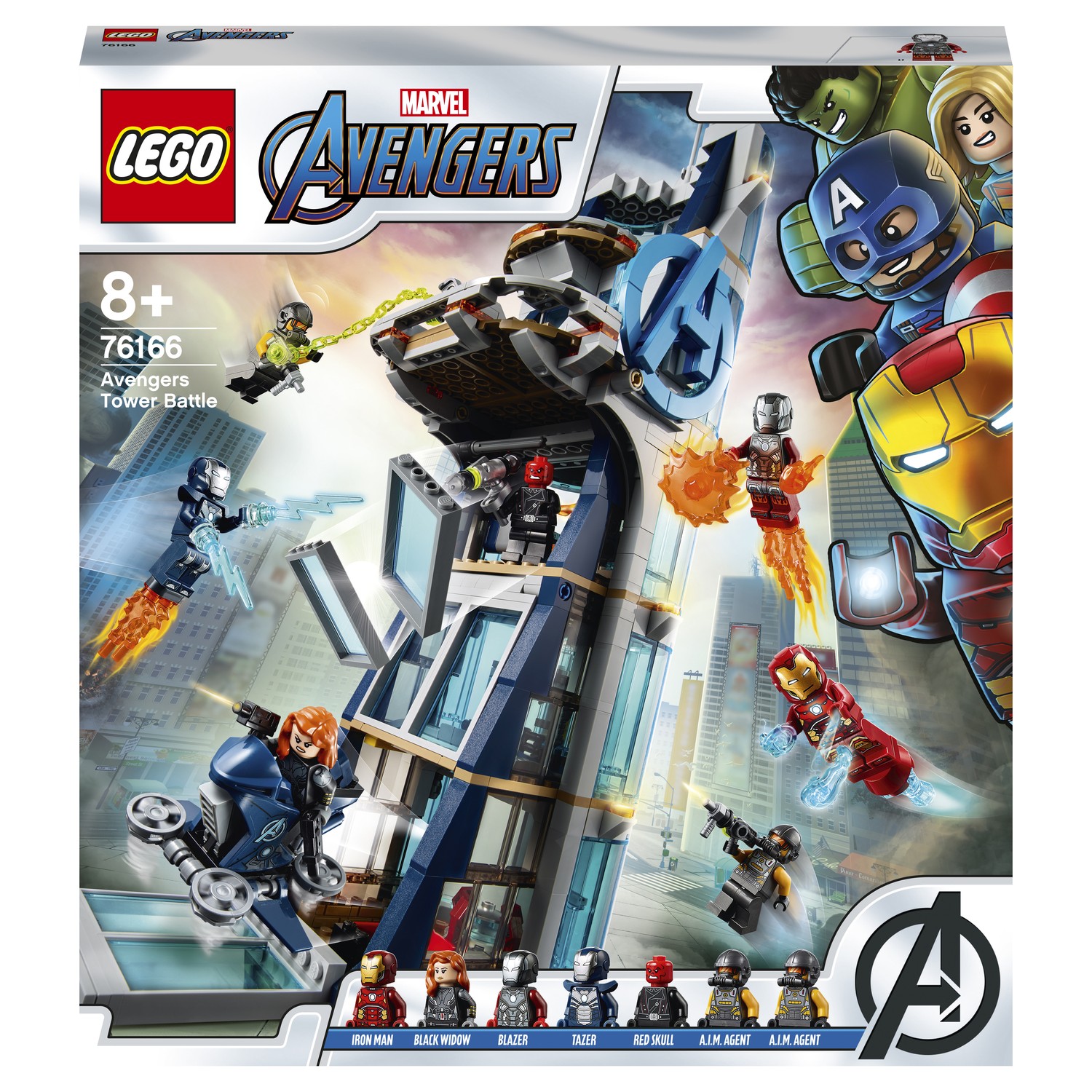 Конструктор LEGO Super Heroes Битва за башню Мстителей 76166 купить по цене  8499 ₽ в интернет-магазине Детский мир