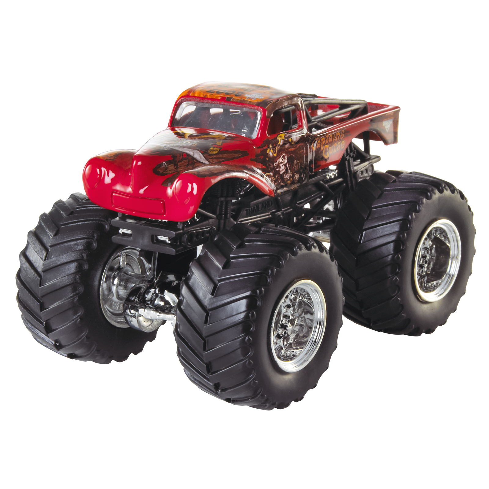 Машина Hot Wheels Monster Jam 1:64 Проклятие капитана W2396 купить по цене  88 ₽ в интернет-магазине Детский мир